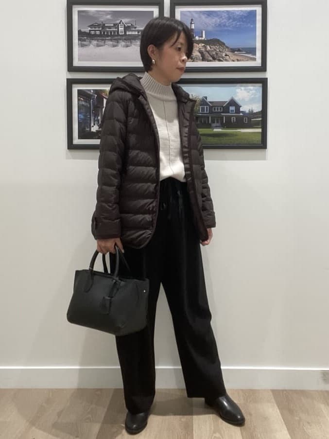 Naoさんの「Dessin｜【洗える】センタータックラインハイネックニット」を使ったコーディネート