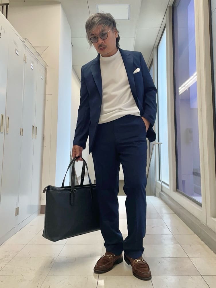 MAKOTO AIさんの「TAKEO KIKUCHI｜【COOL CITY WEAR】アーバンクール ジャケット /接触冷感・吸水速乾」を使ったコーディネート