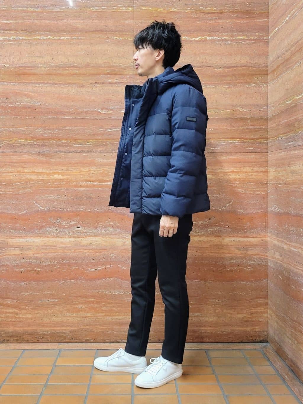 piroyaさんの「TAKEO KIKUCHI｜カラーコンビ ダウンブルゾン」を使ったコーディネート