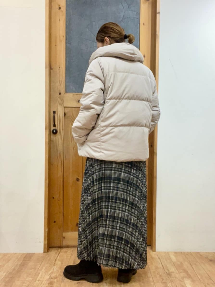 ゆみさんの「SHOO･LA･RUE｜【撥水/洗える】ショートフーディーダウン」を使ったコーディネート