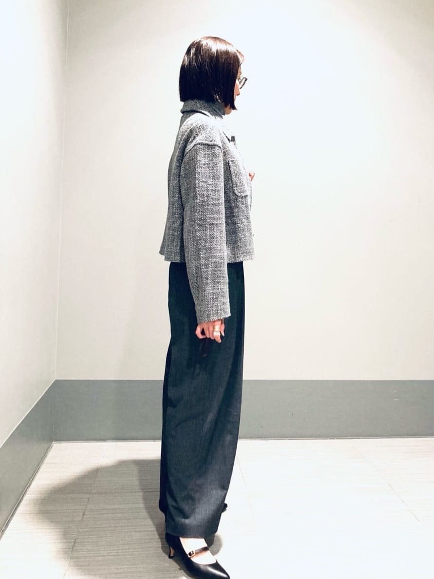 Furuさんの「DRESSTERIOR｜◆エンブレムショートブルゾン」を使ったコーディネート
