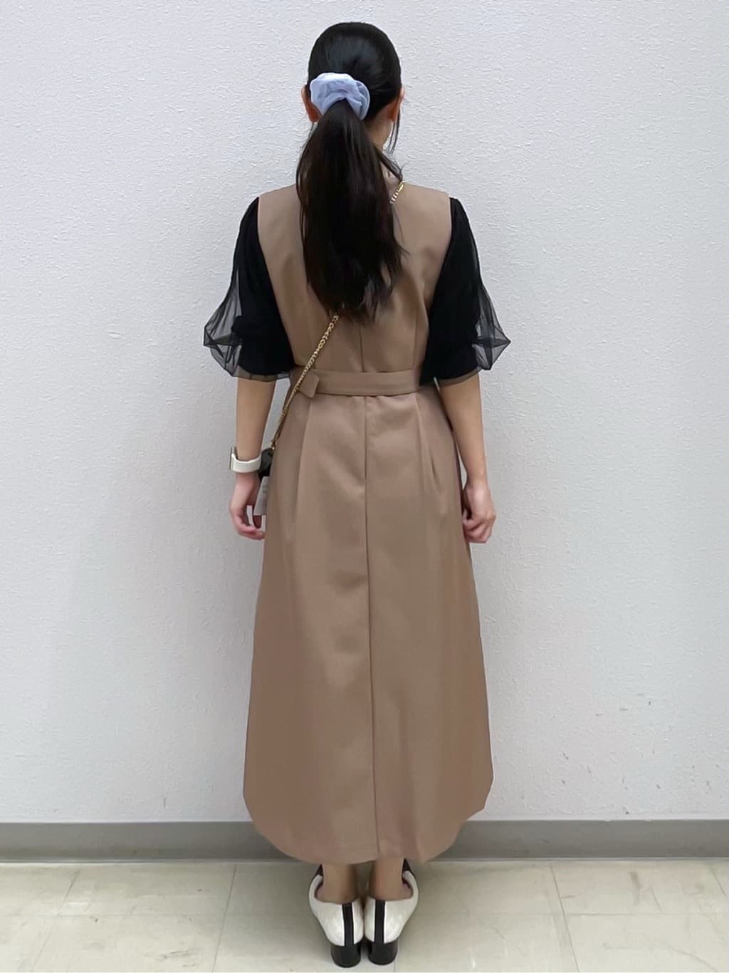 Izuさんの「index｜《5色展開》マジョリカプリーツスリーブニット【洗濯機洗い可】」を使ったコーディネート