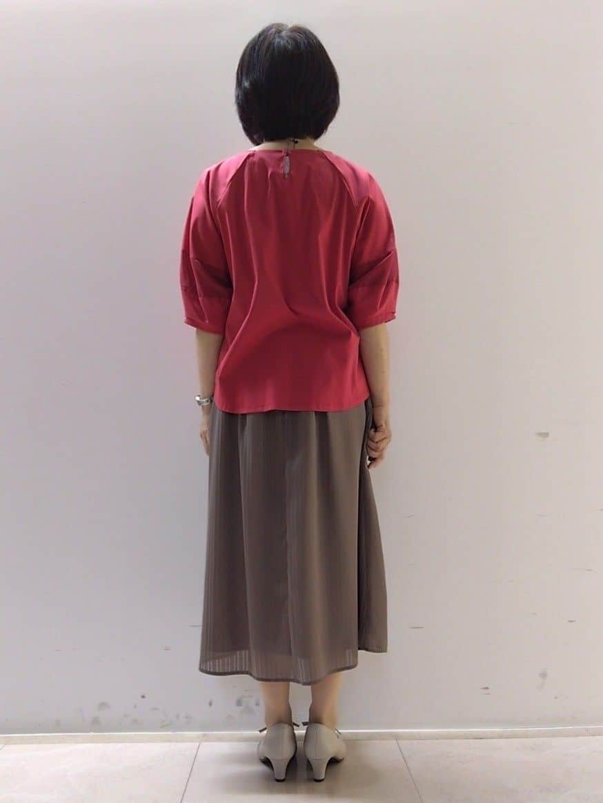 tokuさんの「Reflect｜◆【マシンウォッシュ可】キレイめラグランスリーブジャージ」を使ったコーディネート