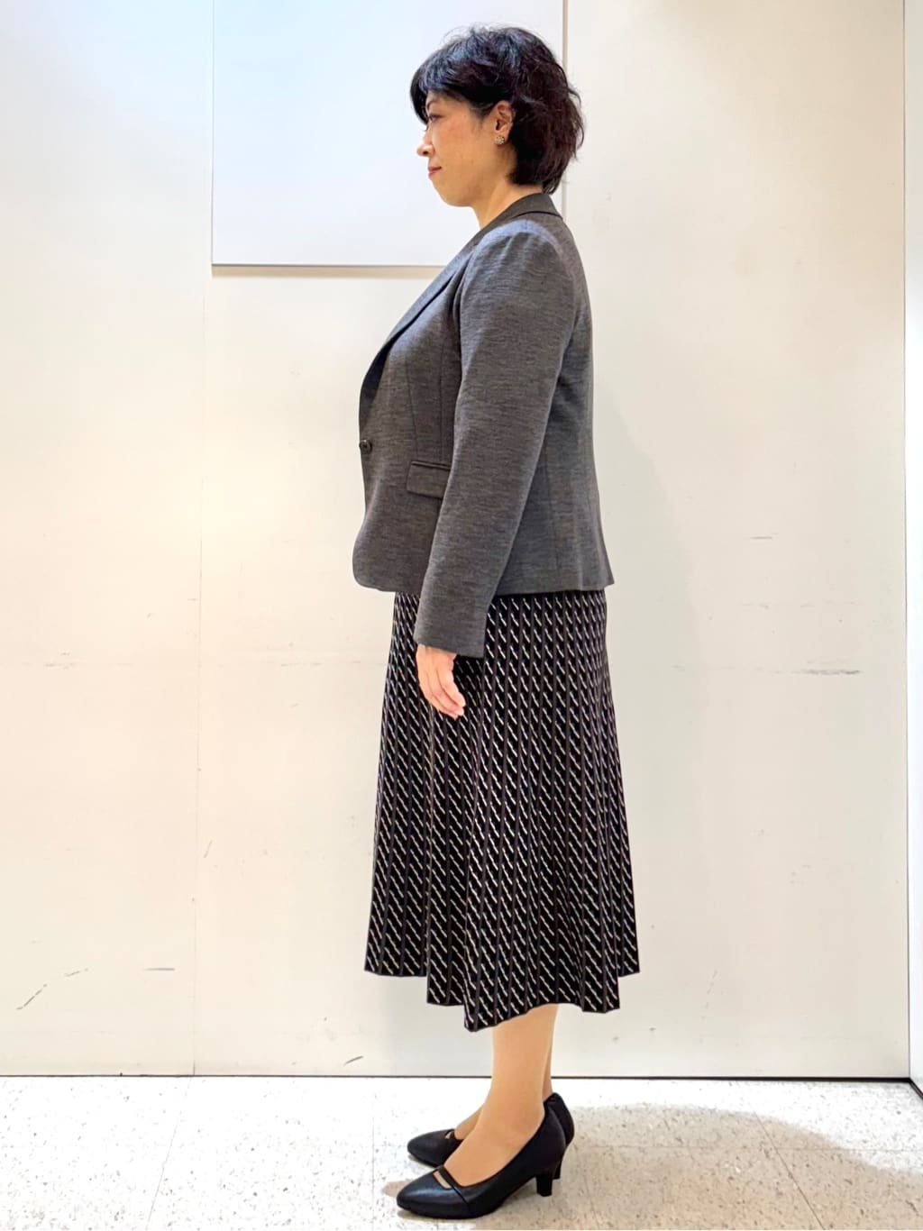 ヤスコさんの「Reflect｜【SS-4Lサイズ】匠ジャケット／ベーシックテーラード／WEB先行カラーあり」を使ったコーディネート