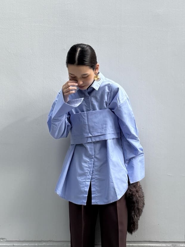 ayanoさんの「INDIVI｜Comfy SET UP｜イージーストレートワイドパンツ【セットアップ対応／通勤/カセット服】」を使ったコーディネート