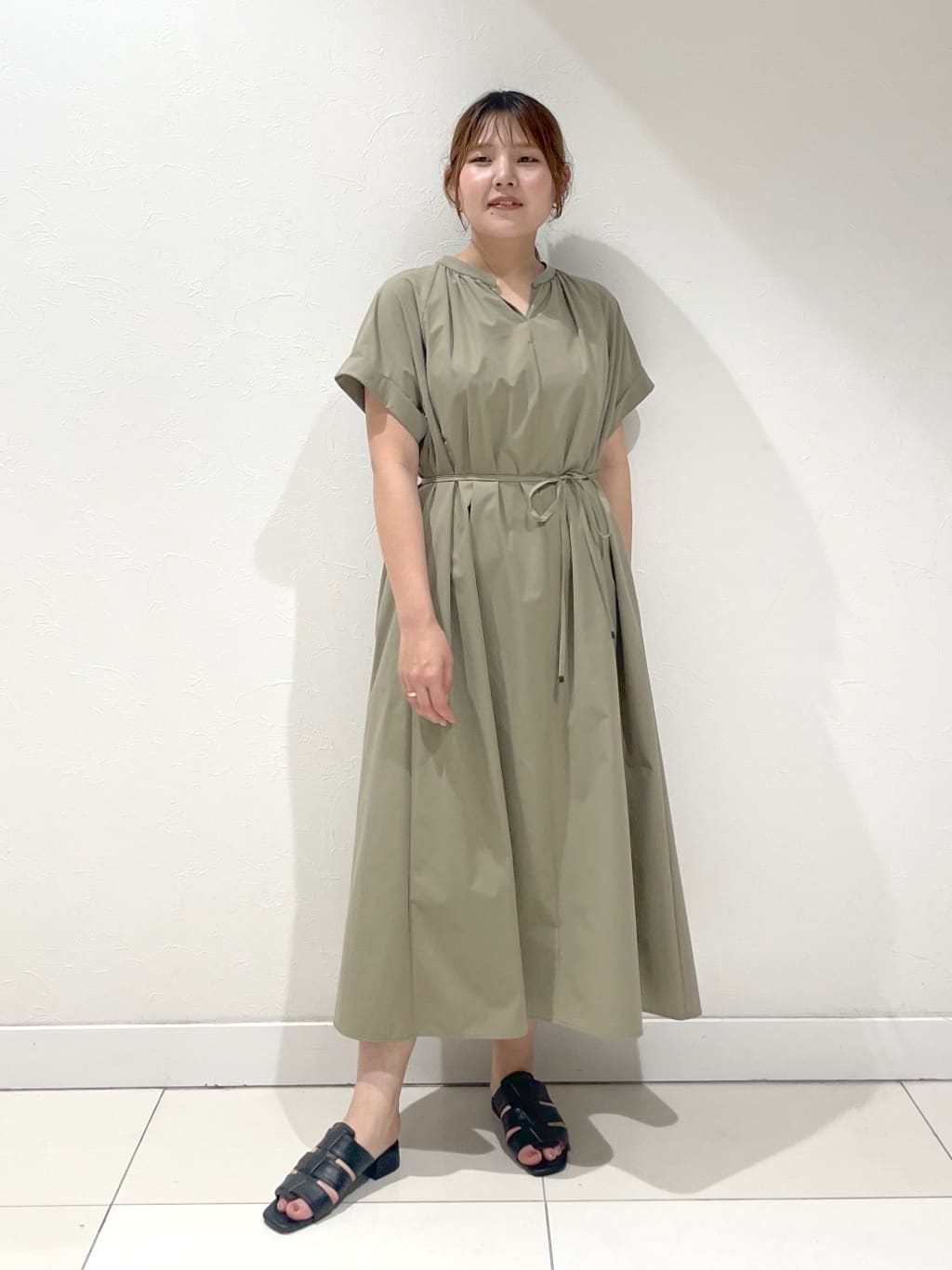 YUUKIさんの「INDIVI｜◆【通気性◎撥水／UV／接触冷感】アクティブワンピース」を使ったコーディネート