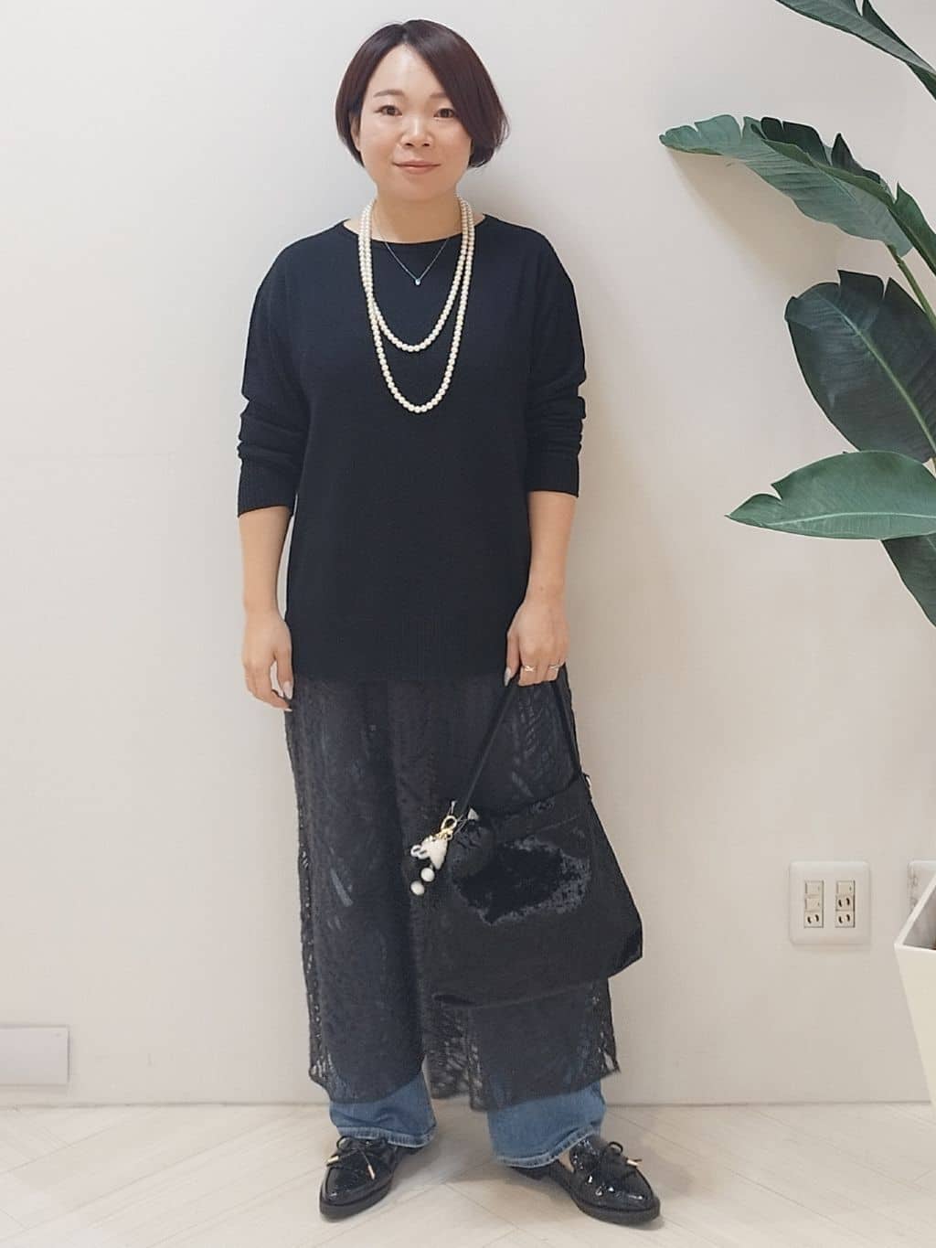 s u g iさんの「UNTITLED｜【レイヤード◎】レースキャミドレス」を使ったコーディネート