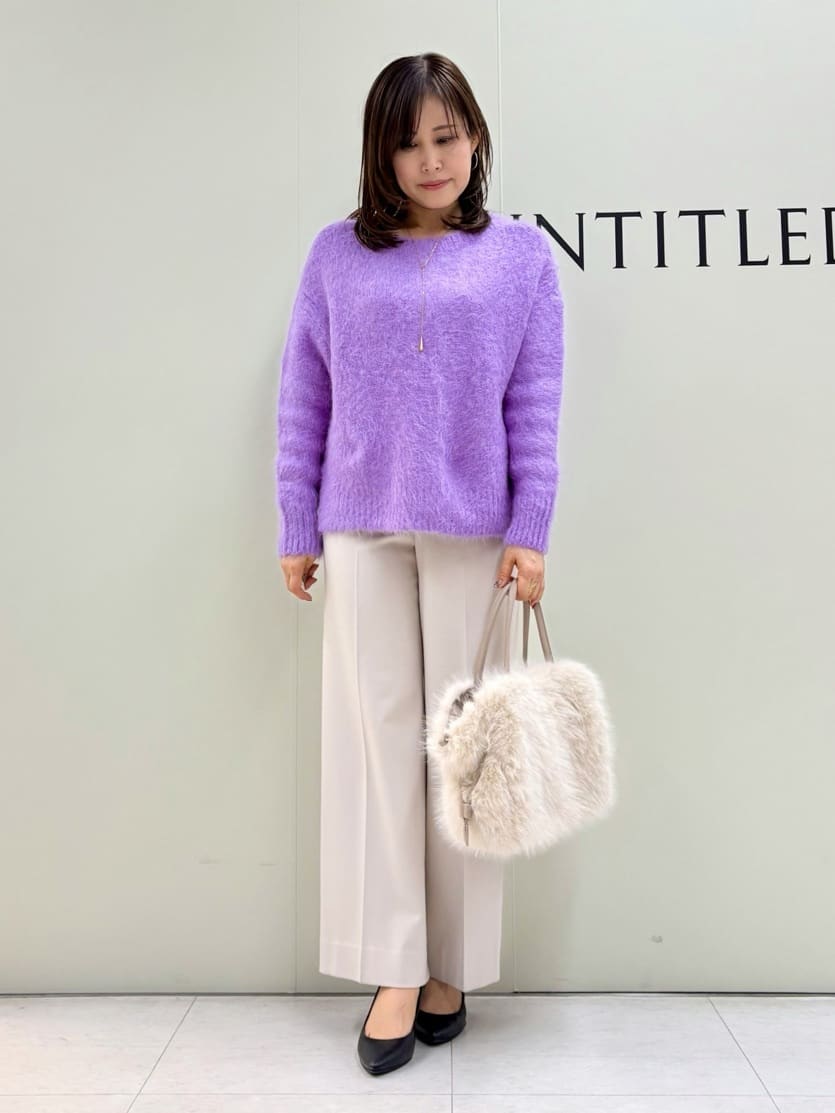 Sakaiさんの「UNTITLED｜【ゆったり】アルパカ混シャギーニット」を使ったコーディネート