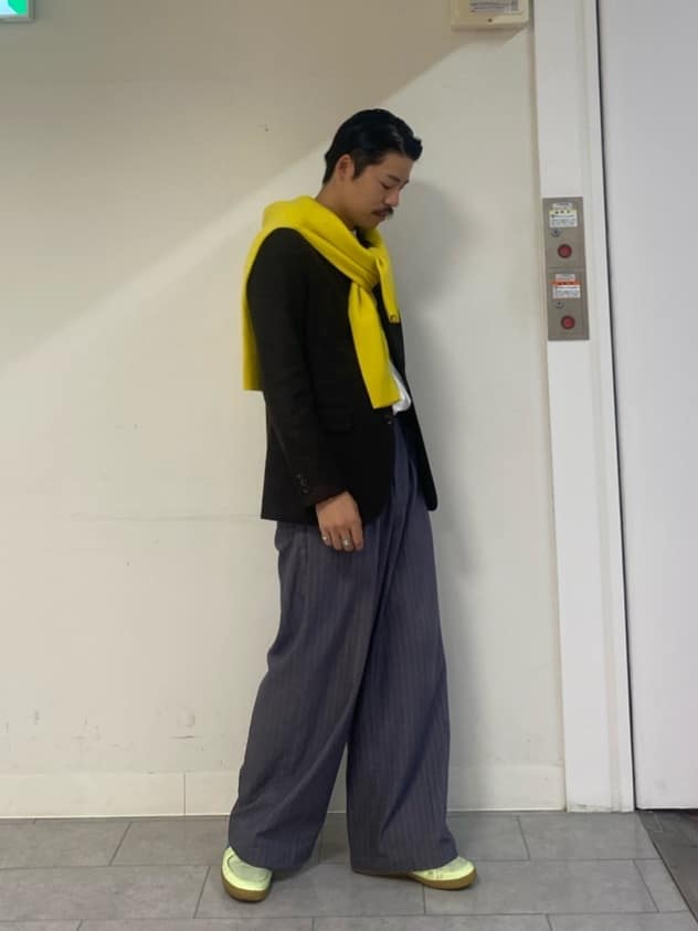 石井友也さんの「TAKEO KIKUCHI｜【Sサイズ～】ラッセルメッシュ ジャケット」を使ったコーディネート