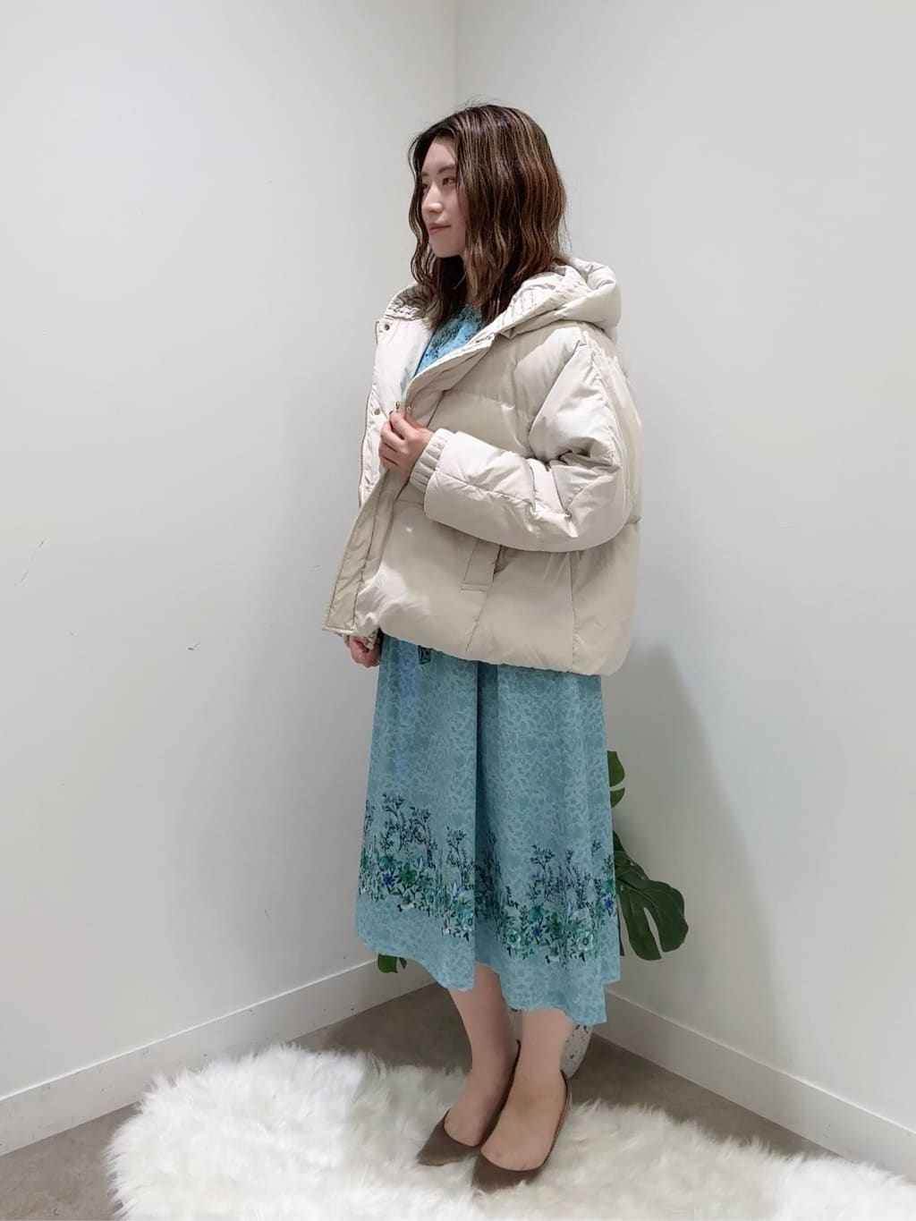 Suma Una本部スタッフさんの「SunaUna｜【プリーツレイヤードピュアダウン】」を使ったコーディネート