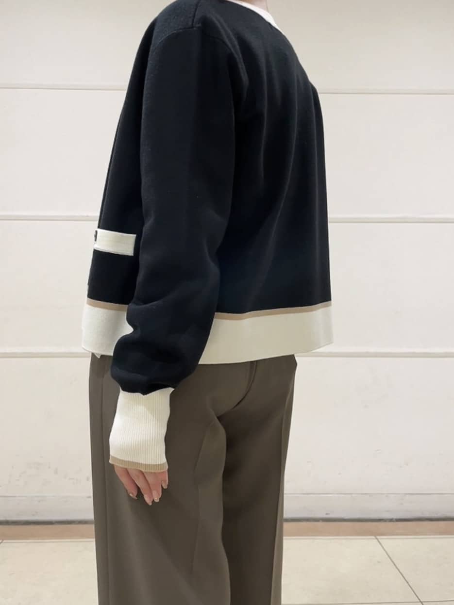 watanabeさんの「UNTITLED｜【アンサンブル可/ジャケット風】ウールミラノリブカーディガン」を使ったコーディネート