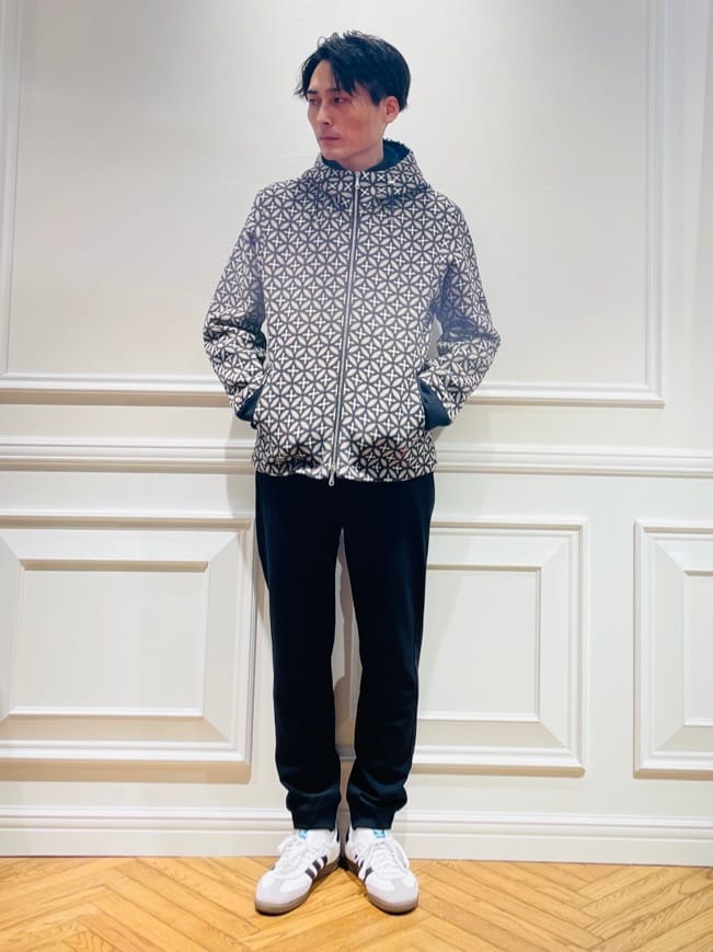 橋本さんの「DRESSTERIOR｜◆サスティナブル タートルニット」を使ったコーディネート