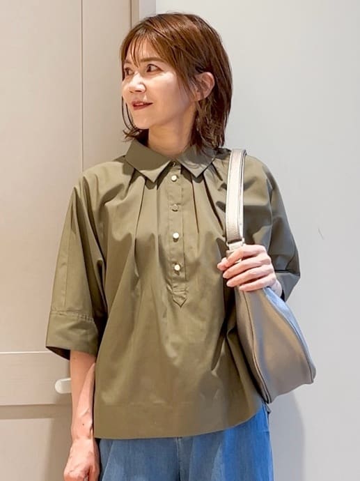 yamakoさんの「grove｜ラウンドメタルバングル」を使ったコーディネート