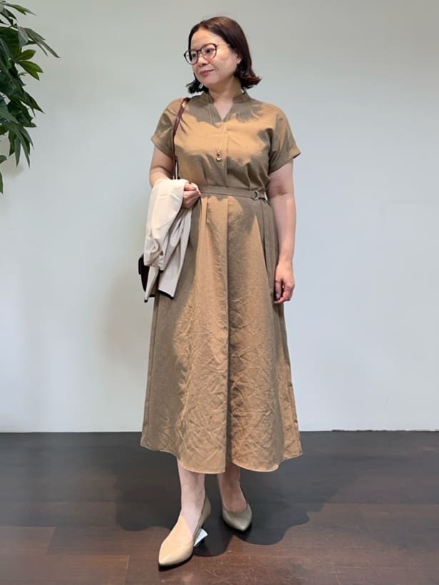 Asamiさんの「UNTITLED｜【UV/はっ水】リラククールワンピース」を使ったコーディネート