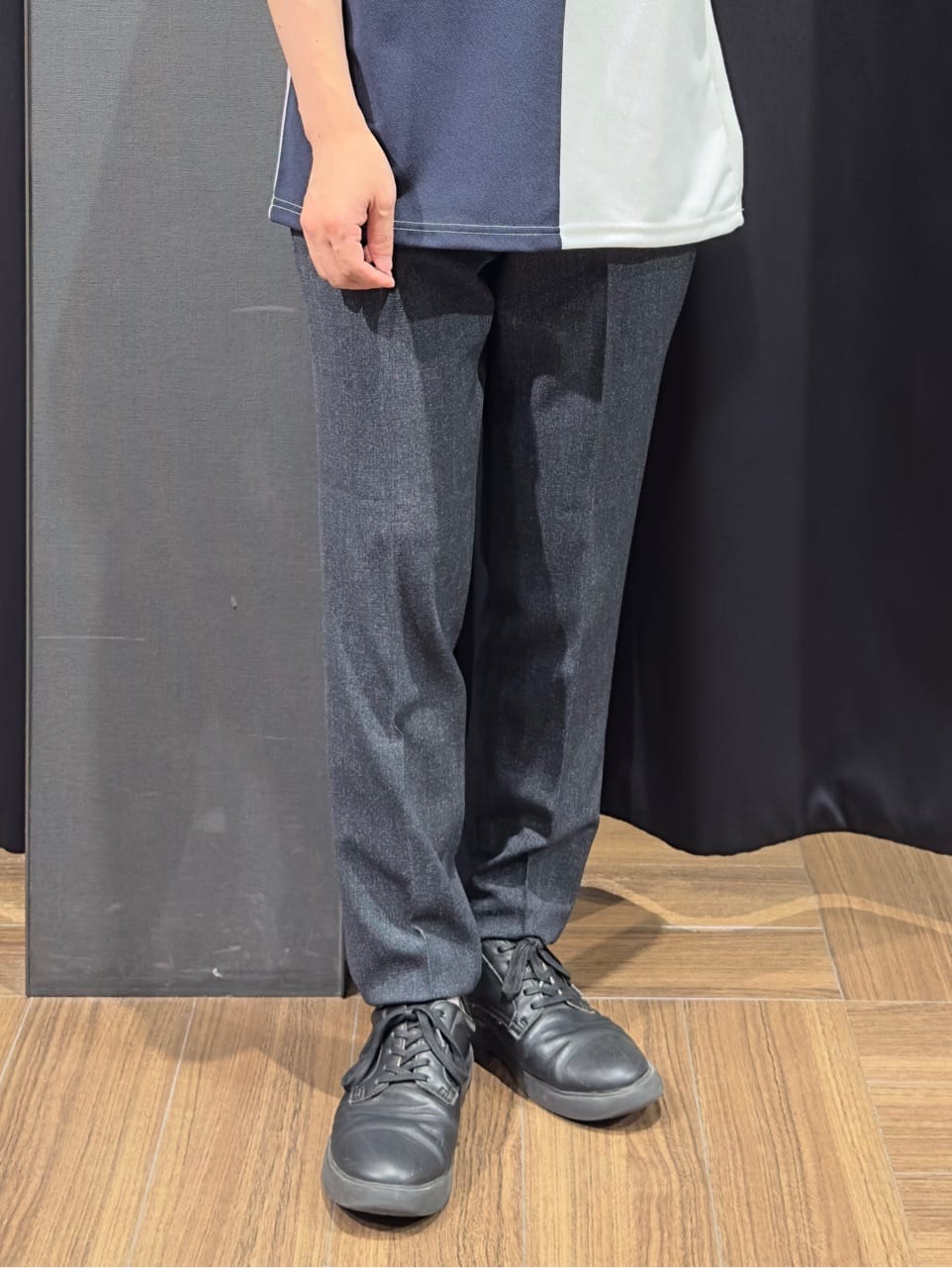 tomoyaさんの「THE SHOP TK｜ツイルブロッキング 半袖Tシャツ 洗濯機OK」を使ったコーディネート