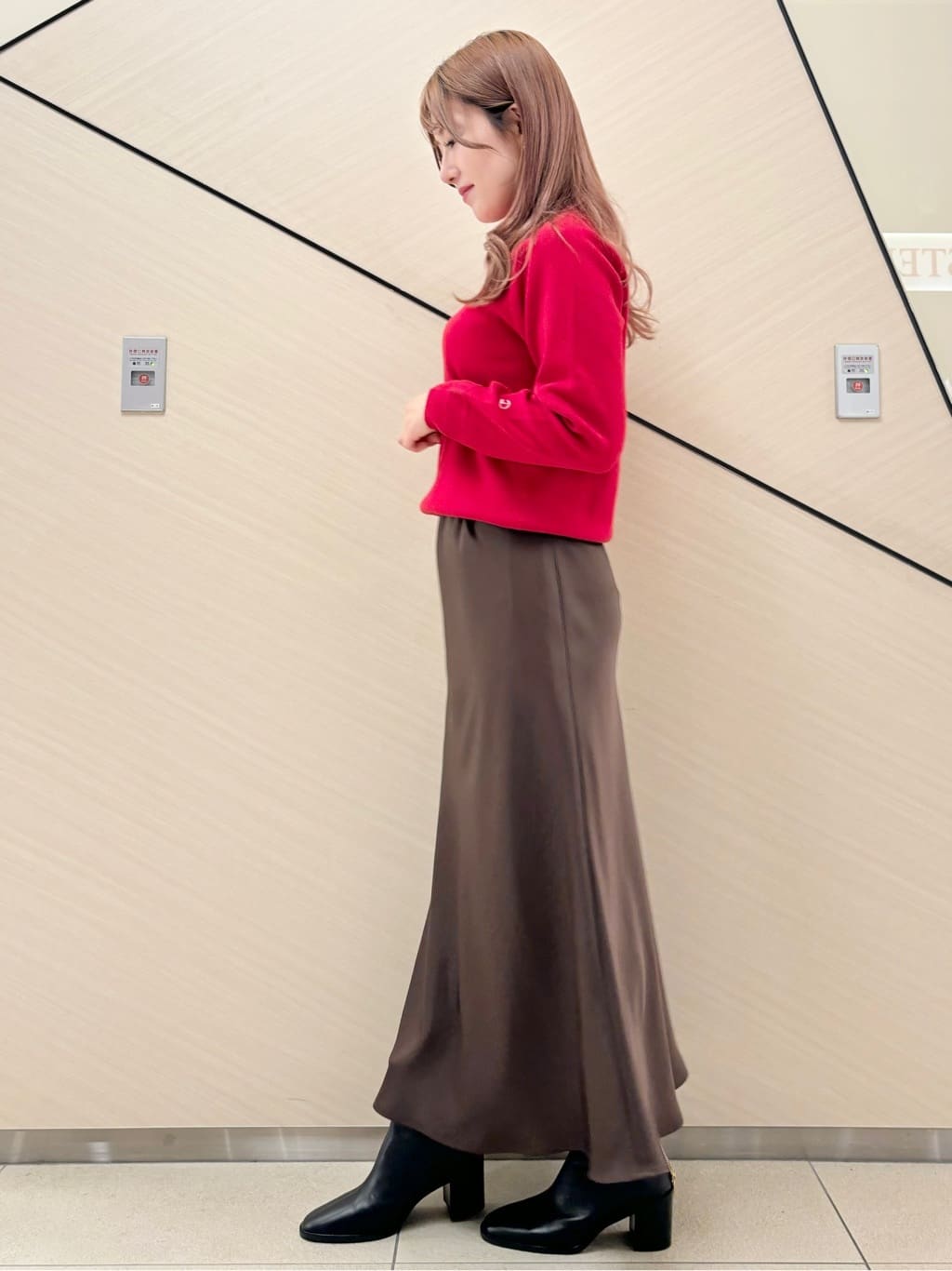 Rinaさんの「DRESSTERIOR｜◆ショートブーツ」を使ったコーディネート