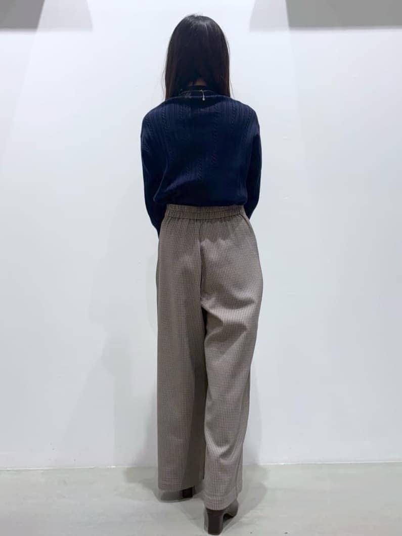 ＷＡさんの「grove｜【毛玉軽減／洗える】クロップドミニケーブルニット」を使ったコーディネート