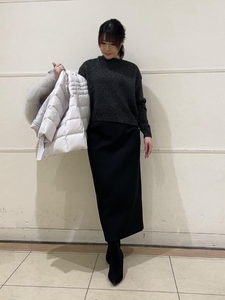 watanabeさんの「UNTITLED｜【はっ水機能/フード取り外し可】ミディダウンコート」を使ったコーディネート