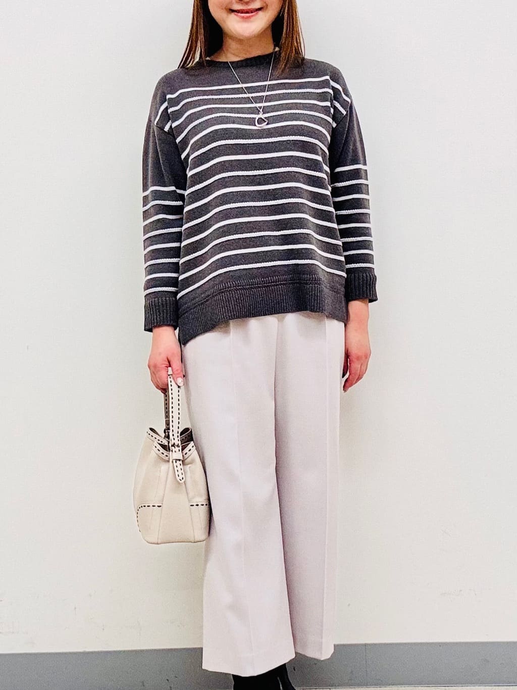 Marさんの「Reflect｜【腰周りすっきり◎】ワイドクロップドパンツ」を使ったコーディネート