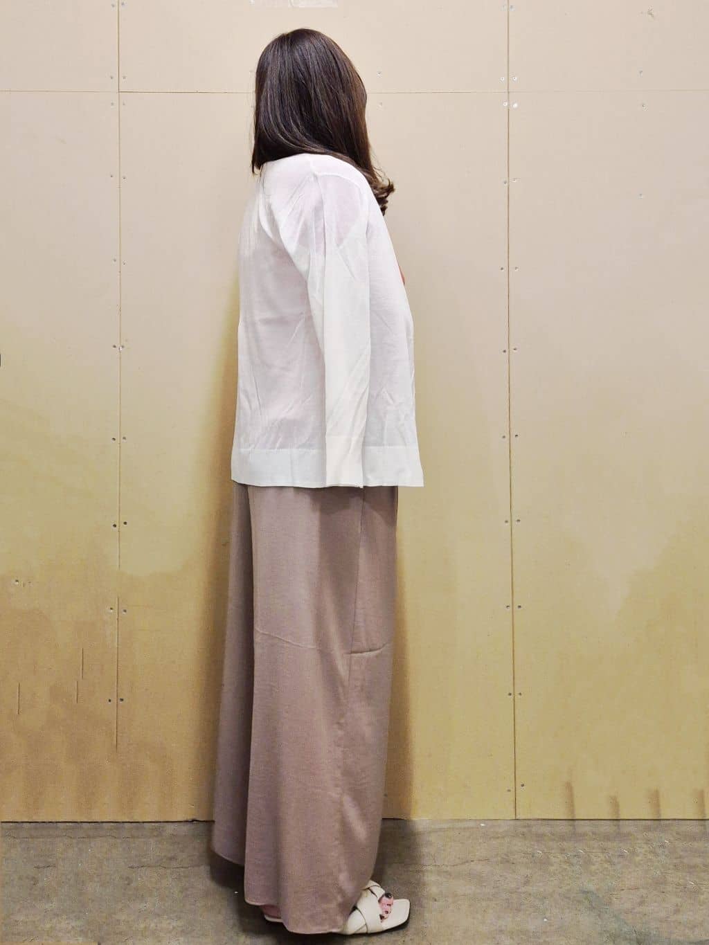 ひさえさんの「THE SHOP TK｜【6色展開】さらさらフレンチニット【毛玉になりにくい/洗濯機OK】」を使ったコーディネート