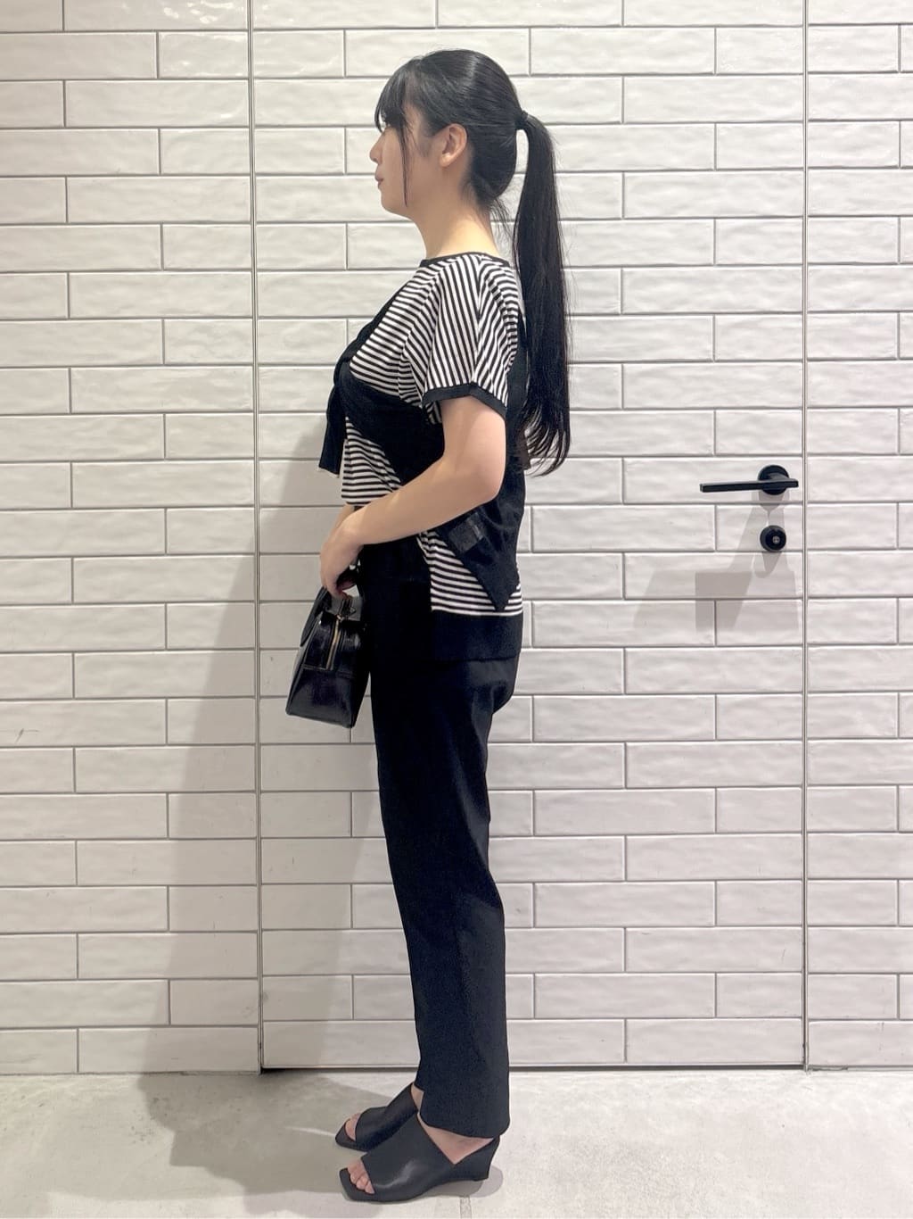 ayumiさんの「OPAQUE.CLIP｜《6色展開／S-LLサイズ》ドルマンスリーブニット【UV／接触冷感／洗濯機洗い可／抗ピル】」を使ったコーディネート