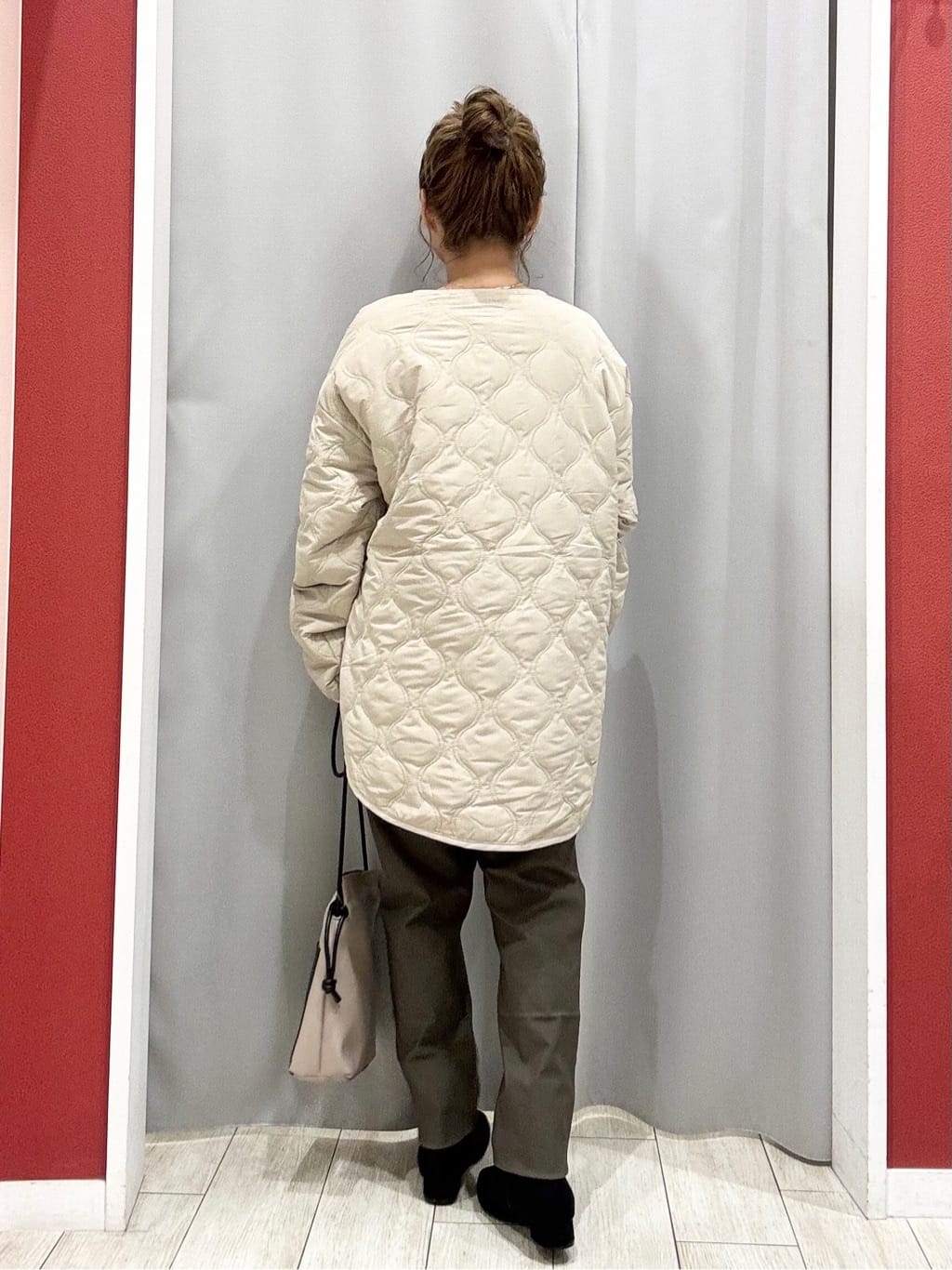 shioさんの「SHOO･LA･RUE｜【洗濯機可/S-LL】フィット感が心地よい ハイパーストレッチスキニー裏起毛」を使ったコーディネート