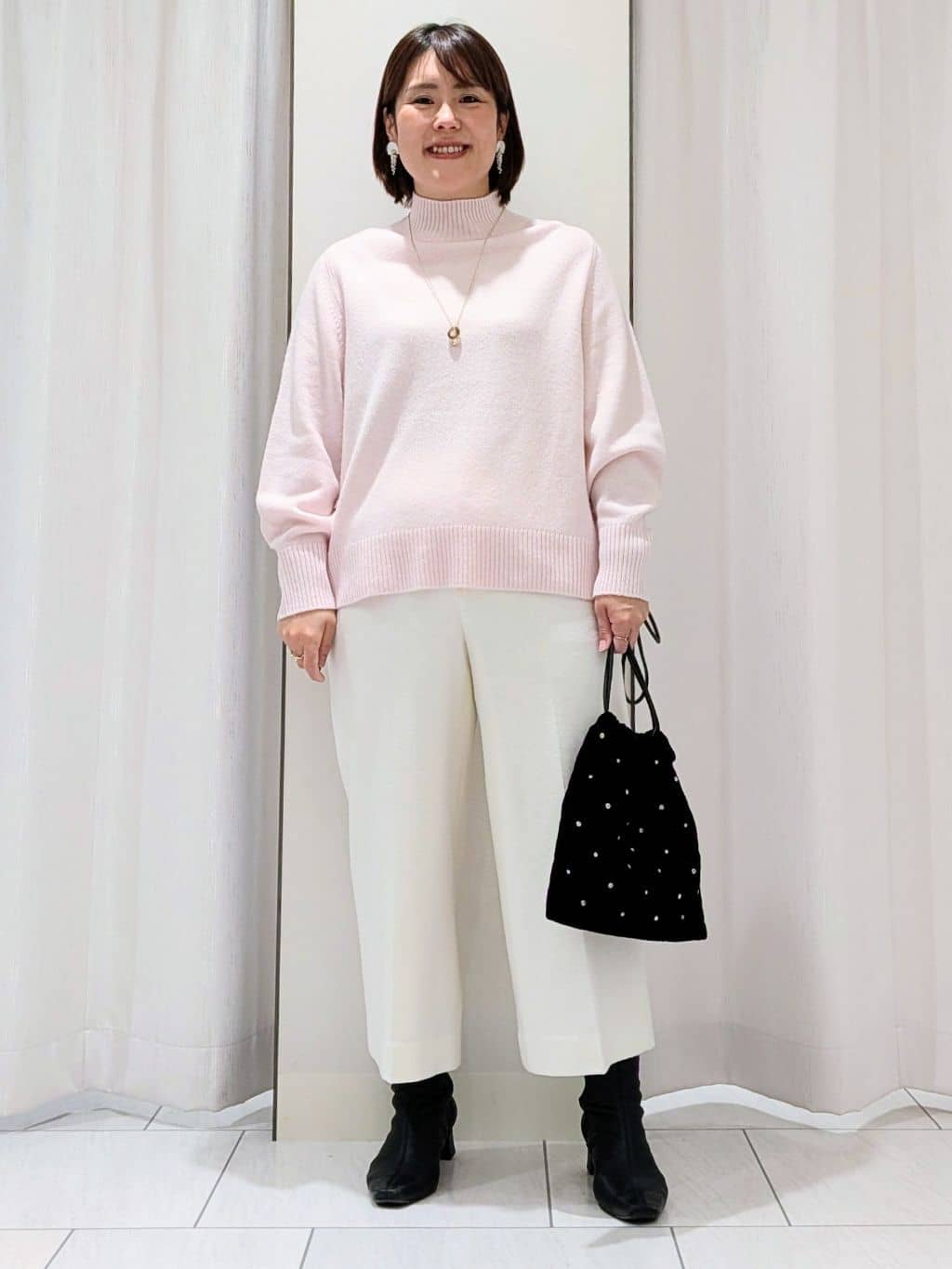Onumaさんの「UNTITLED｜【8色展開/洗える】ウールカシミヤ ハイネックニット」を使ったコーディネート