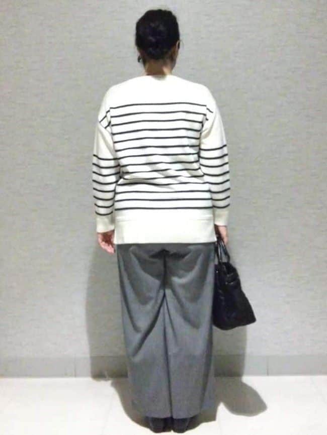 sakoさんの「Reflect｜【SS-4Lサイズ／衿が顔に当たらない◎】スタンドネックミドルコート」を使ったコーディネート