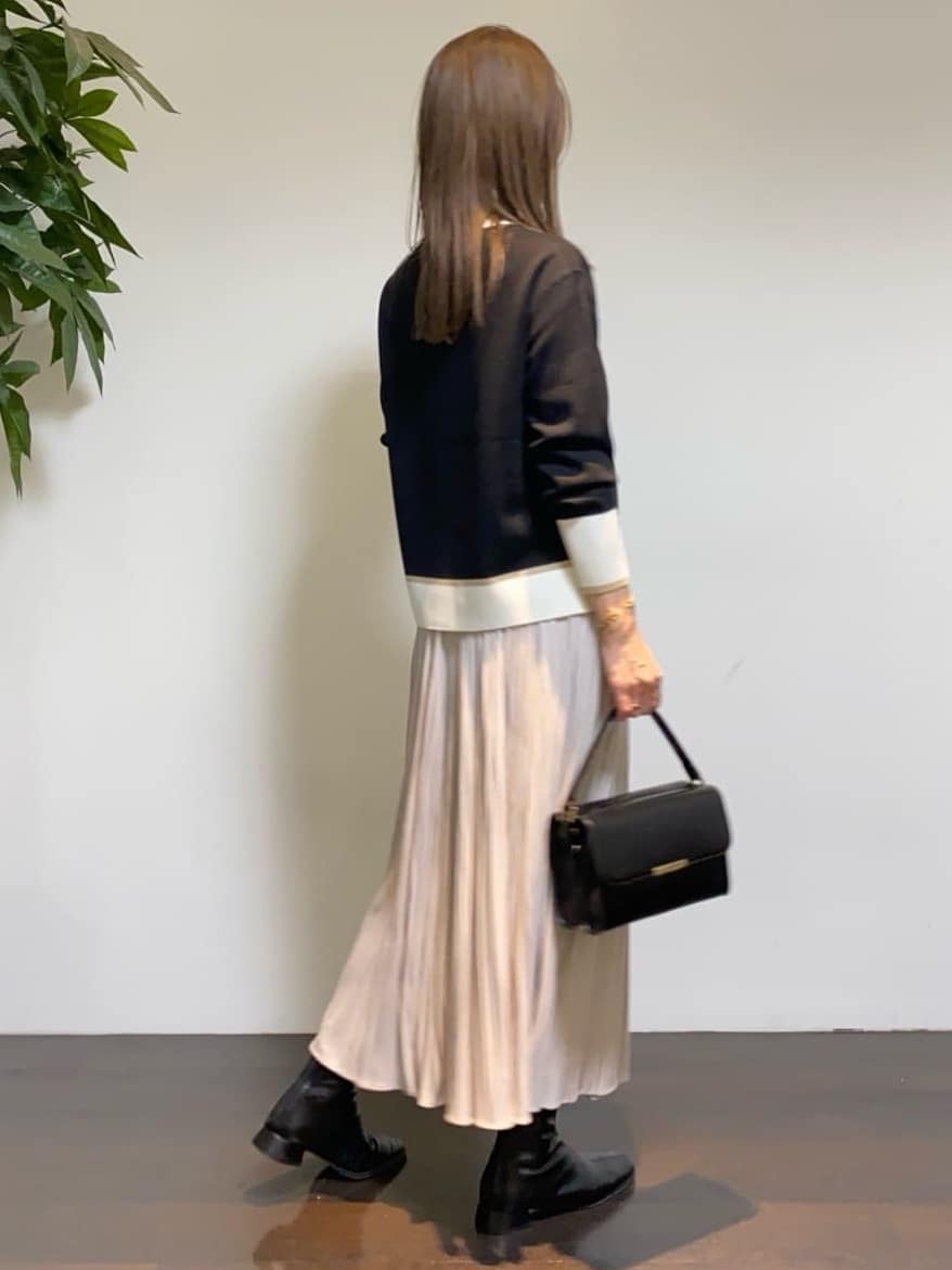 tomoさんの「UNTITLED｜【アンサンブル可/洗える】ウールミラノリブニット」を使ったコーディネート