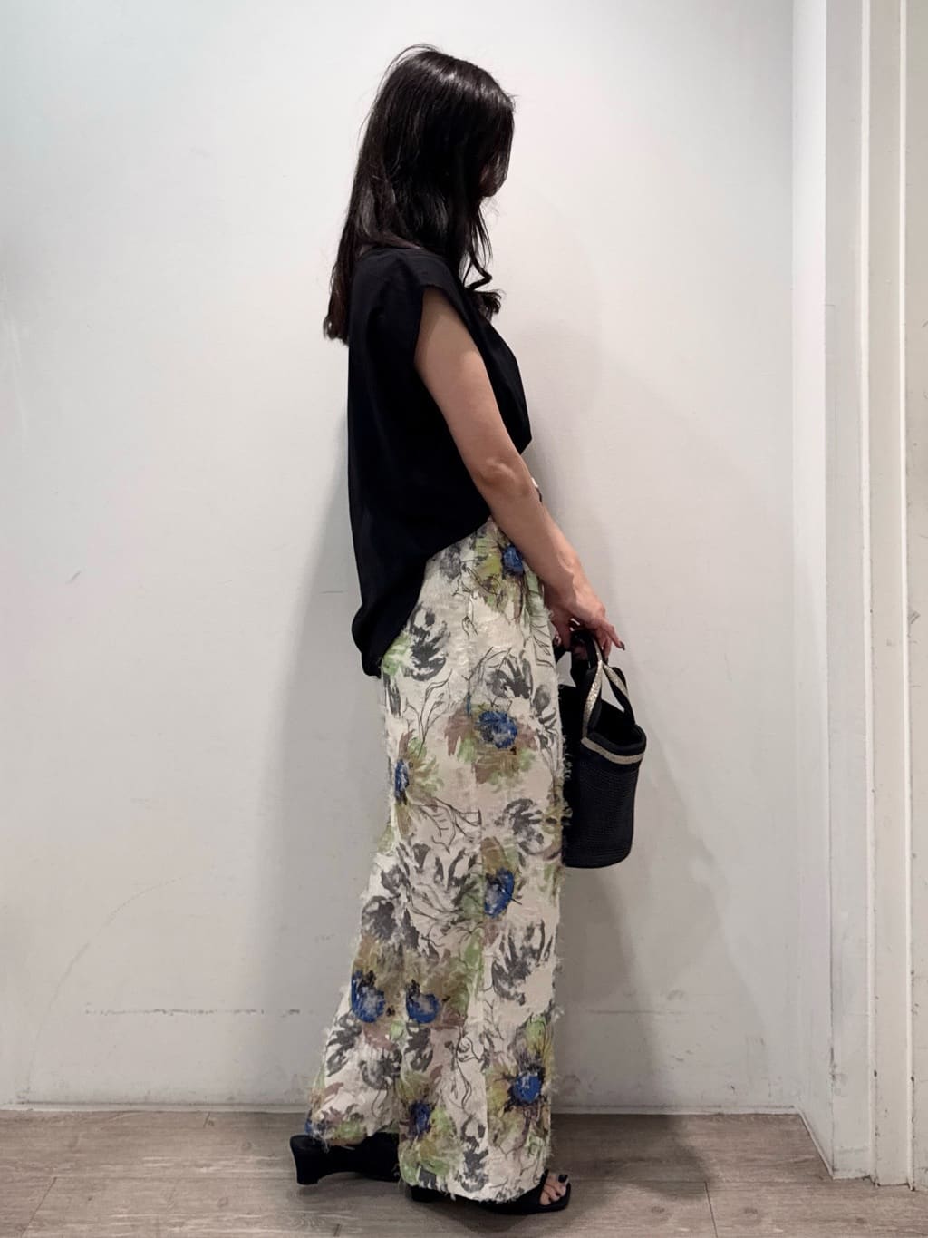 yuicciさんの「OPAQUE.CLIP｜チェーン&times;フェイクパール マンテルネックレス」を使ったコーディネート
