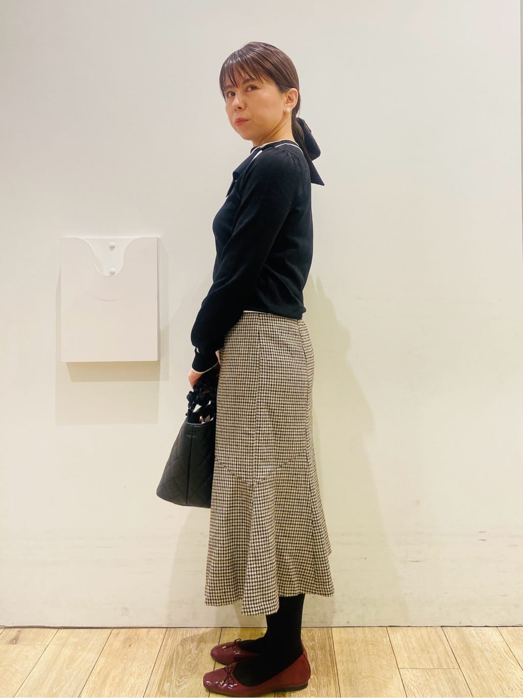 YUKOさんの「index｜マーメイドフレアスカート【洗濯機OK／防シワ】」を使ったコーディネート