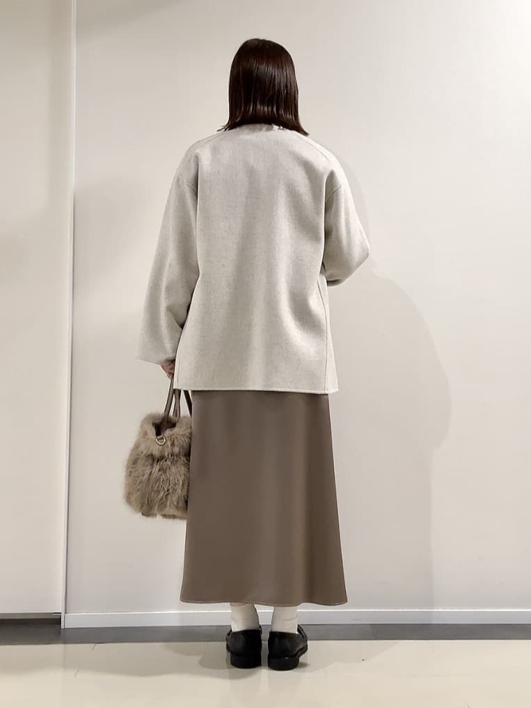 YUIさんの「UNTITLED｜【ミディ丈/軽やか】セミラグランリバー コート」を使ったコーディネート