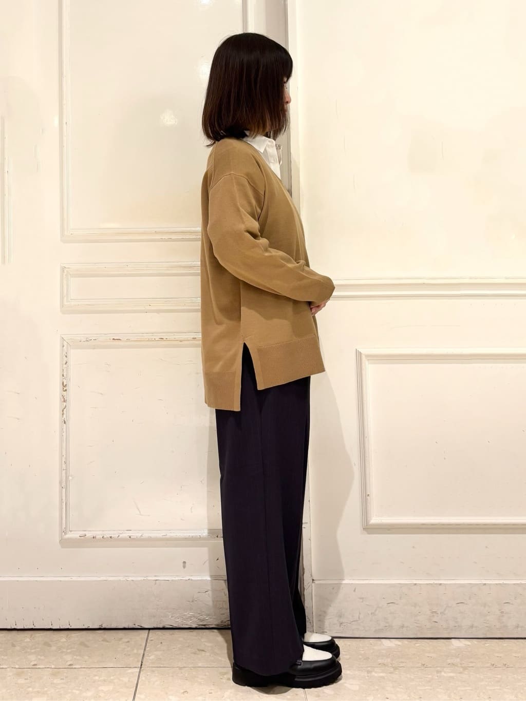 やまさんの「OPAQUE.CLIP｜ボリュームソールコインローファーシューズ」を使ったコーディネート
