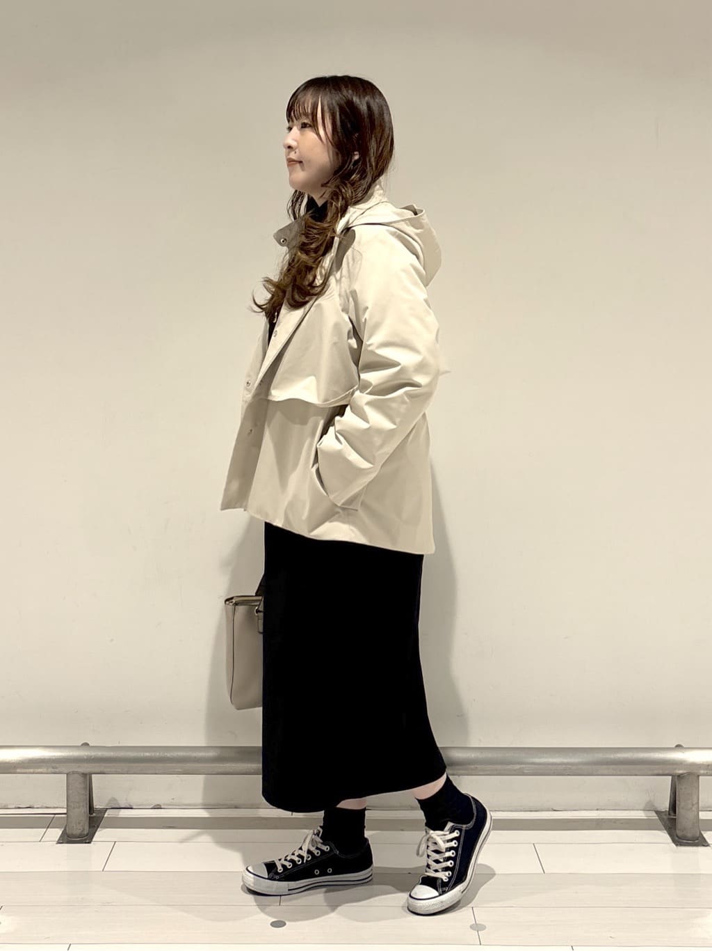 nakamuraさんの「Reflect｜【レイヤードスタイルのインナーに◎】タートル&times;ラグランスリーブプルオーバー」を使ったコーディネート