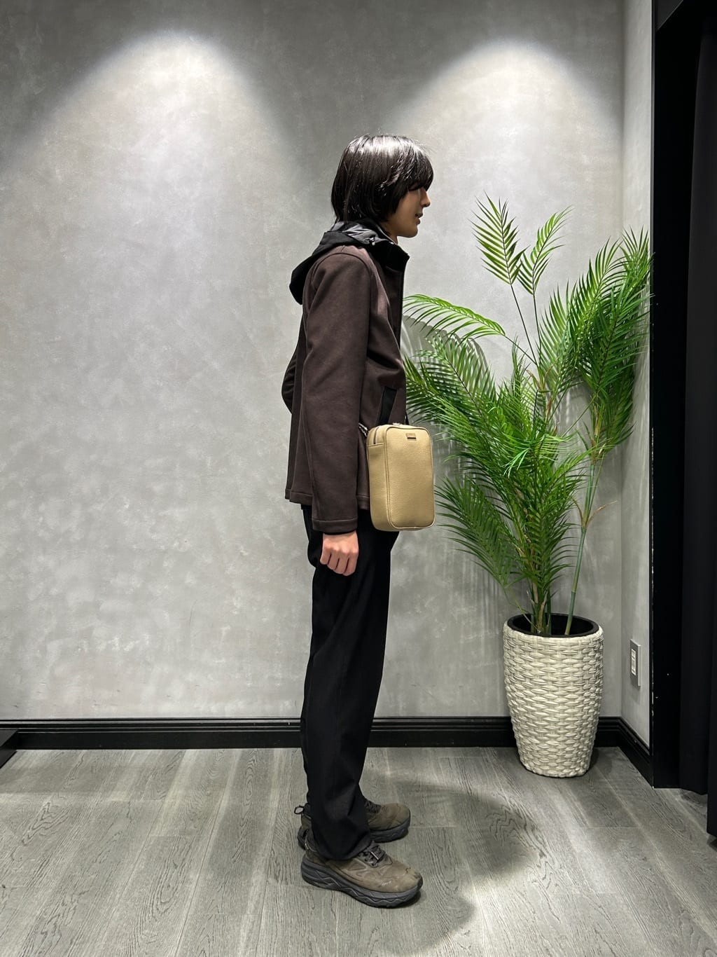 ruiさんの「TAKEO KIKUCHI｜【JUST ONE LAYER】ダウンファブリック ジップアップ フード ブルゾン」を使ったコーディネート