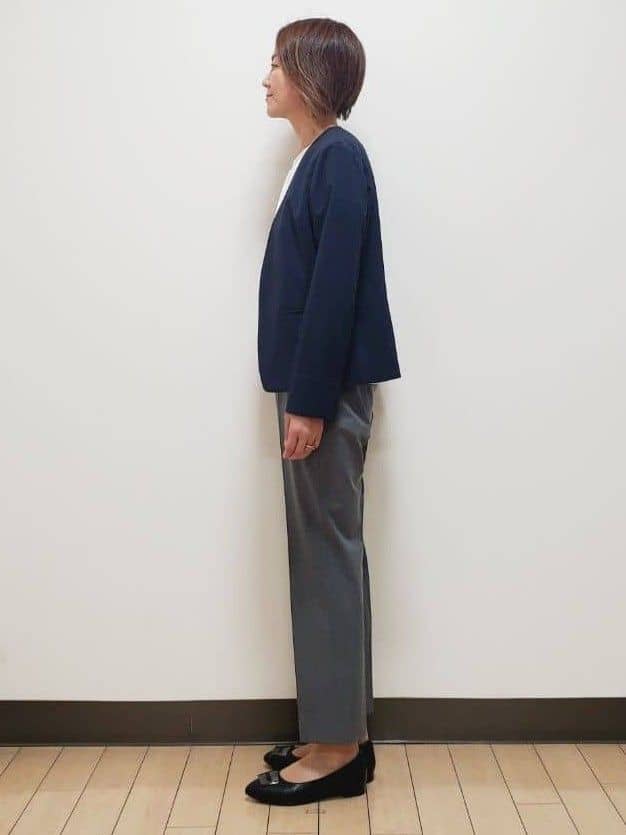 yuuさんの「Reflect｜【洗える／セットアップ可】ノーカラージャケット」を使ったコーディネート