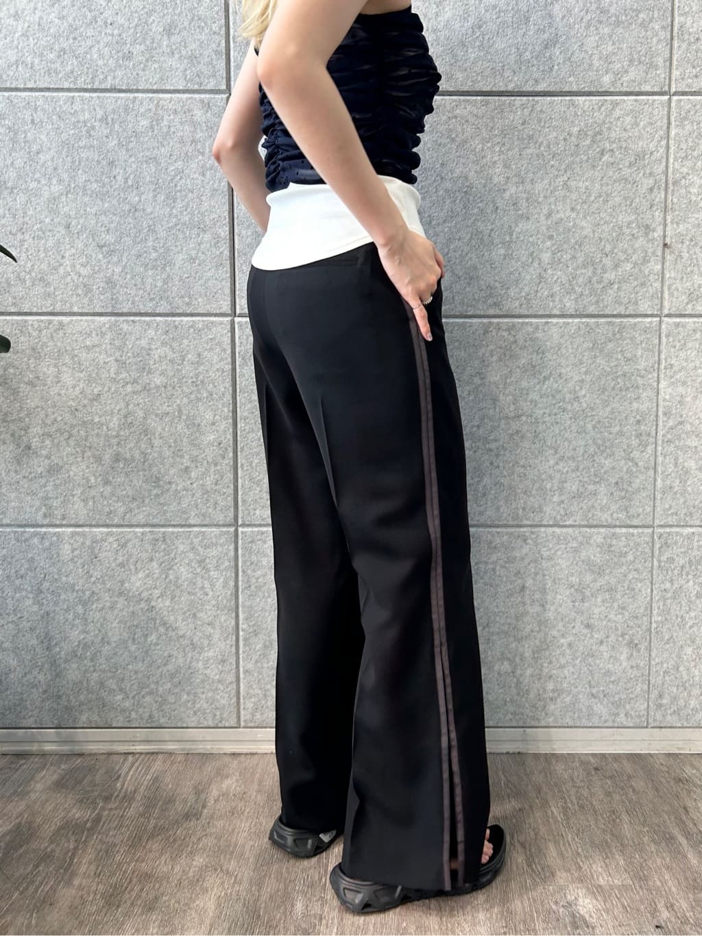 honoka Aさんの「CODE A｜【Cup-in】design cut tank」を使ったコーディネート