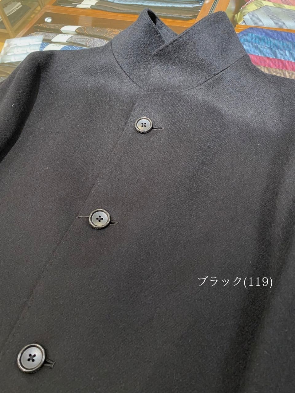 小南大和さんの「TAKEO KIKUCHI｜【ウールカシミヤブレンド】ビーバー調 スタンドカラー コート」を使ったコーディネート