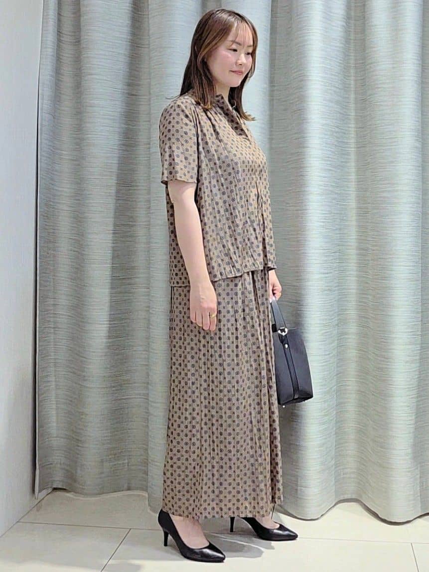 naokoさんの「UNTITLED｜【2WAY】フェイクスエードコンビ ワンハンドルバッグ」を使ったコーディネート