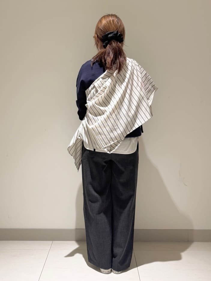 Liriさんの「Dessin｜【選べる首元デザイン/洗える】クルーネックロングTシャツ」を使ったコーディネート