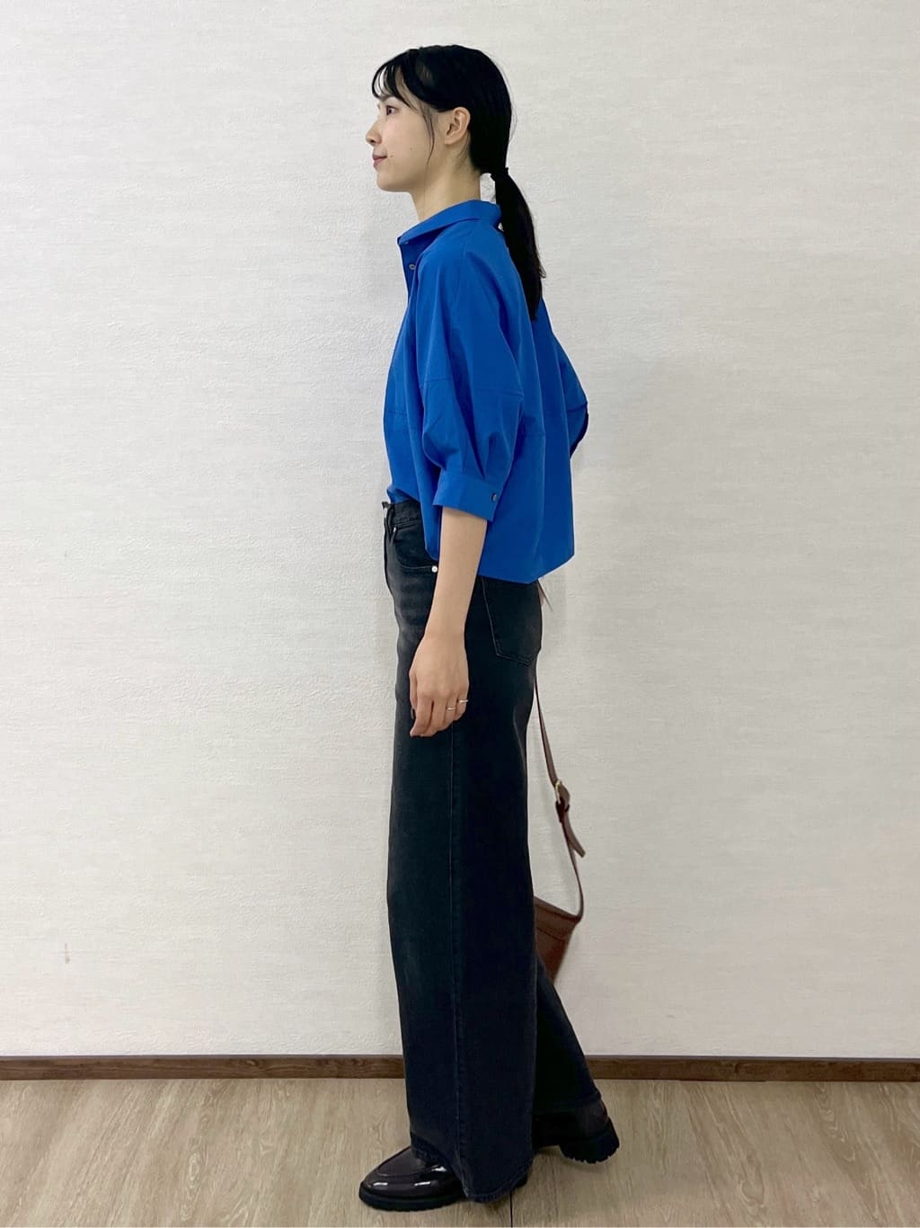 sachikoさんの「OPAQUE.CLIP｜切替フォルムシャツ【洗濯機洗い可】」を使ったコーディネート