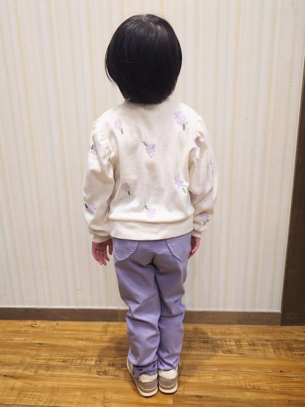 Yuiさんの「SHOO･LA･RUE｜【100-150cm】ハートポケットストレッチパンツ」を使ったコーディネート