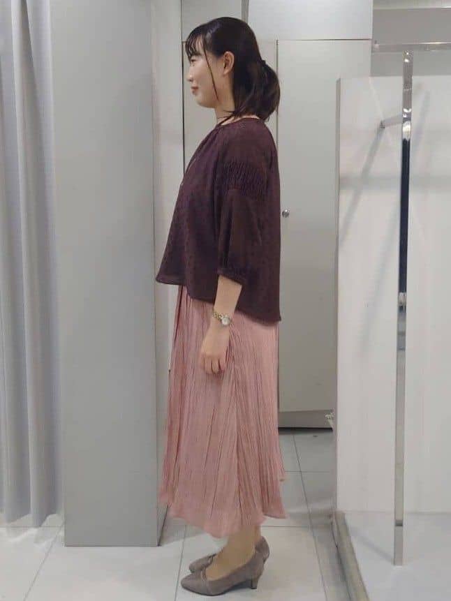 AZUSAさんの「Reflect｜【一枚で着映える◎】レオパード風ジャカードブラウス」を使ったコーディネート
