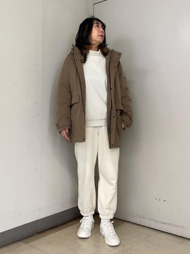 iwさんの「TAKEO KIKUCHI｜【None Of Stress】ストレッチ ダウンブルゾン」を使ったコーディネート