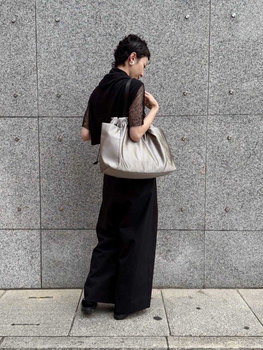 Kさんの「HIROKO HAYASHI｜LUINI SATINE（ルイーニ サティーネ）トートバッグ」を使ったコーディネート