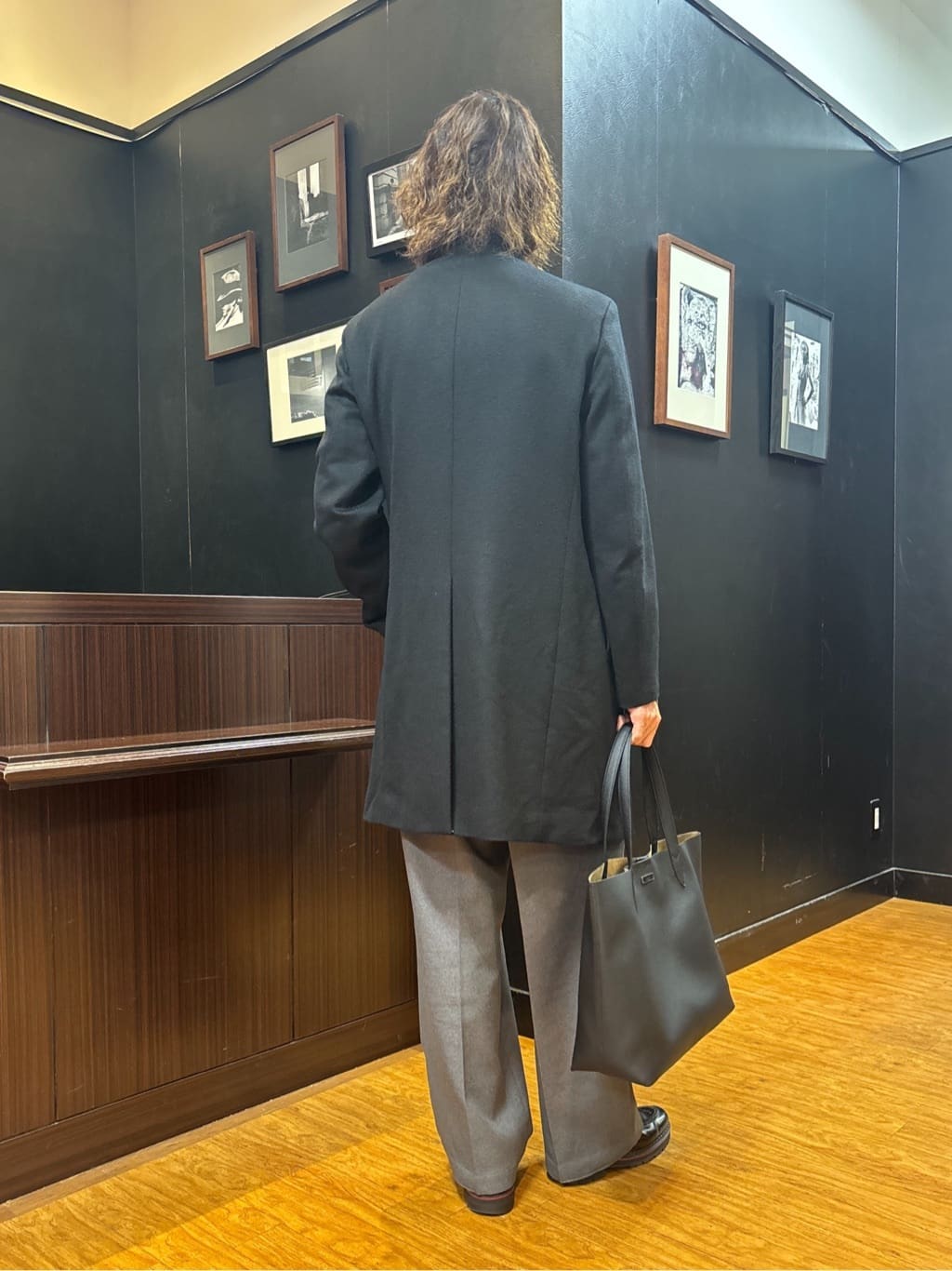 おーのさんの「TAKEO KIKUCHI｜【ウールカシミヤブレンド】ビーバー調 スタンドカラー コート」を使ったコーディネート