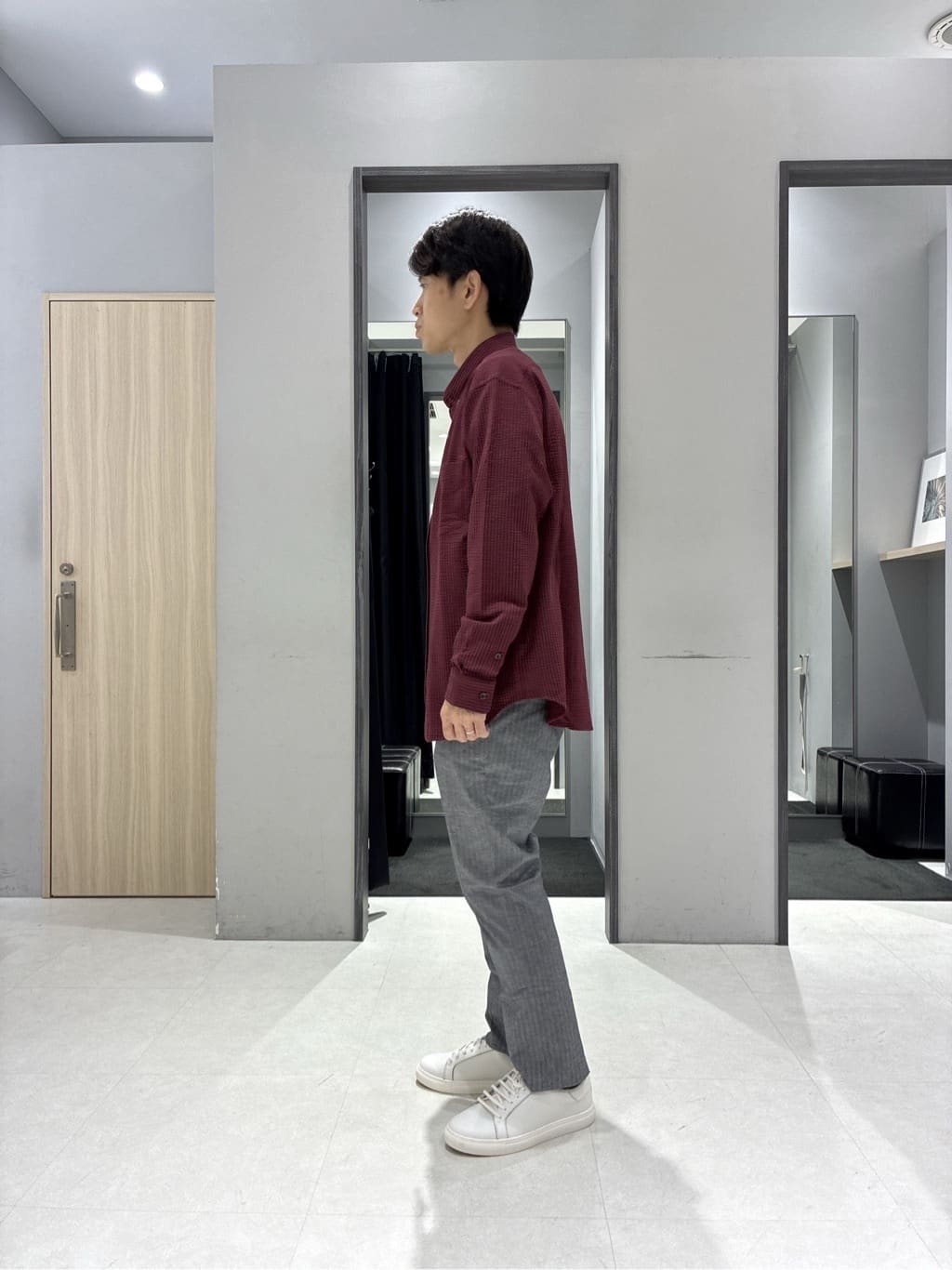 わいずみさんの「TAKEO KIKUCHI｜【抗菌防臭/シーズンレス】シアサッカー ジャージシャツ」を使ったコーディネート