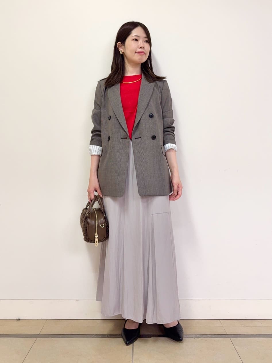 asamiさんの「UNTITLED｜【セットアップ可】ウールライク ダブルブレストジャケット」を使ったコーディネート
