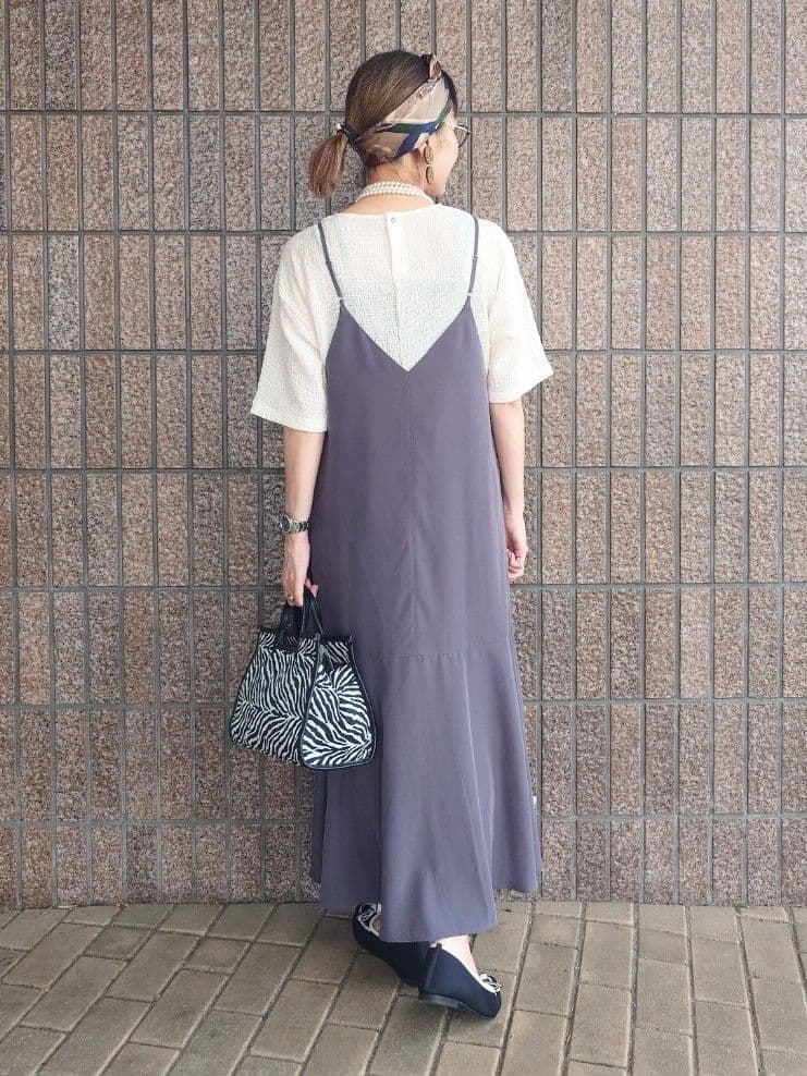 MUTSUKOさんの「UNTITLED｜【五分袖/ジャージトップス】スラブカールマイヤープルオーバー」を使ったコーディネート