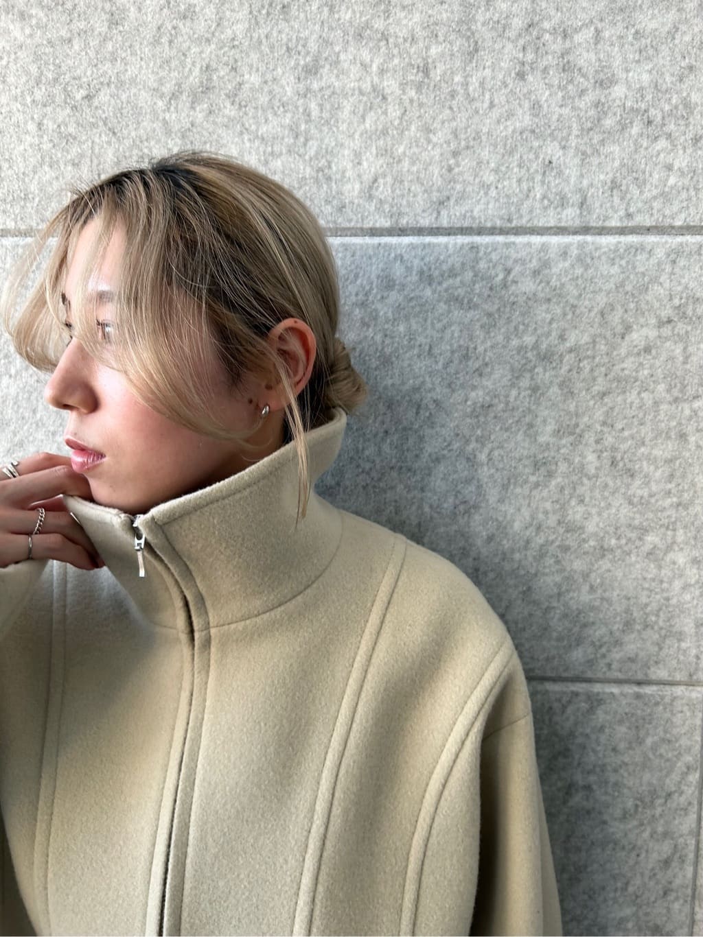 honoka Aさんの「CODE A｜wool volume short coat」を使ったコーディネート